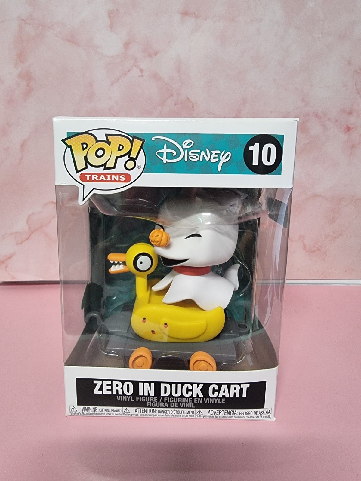 Funko Pop Disney's Nightmare Before Christmas Zero In Duck Cart  #10