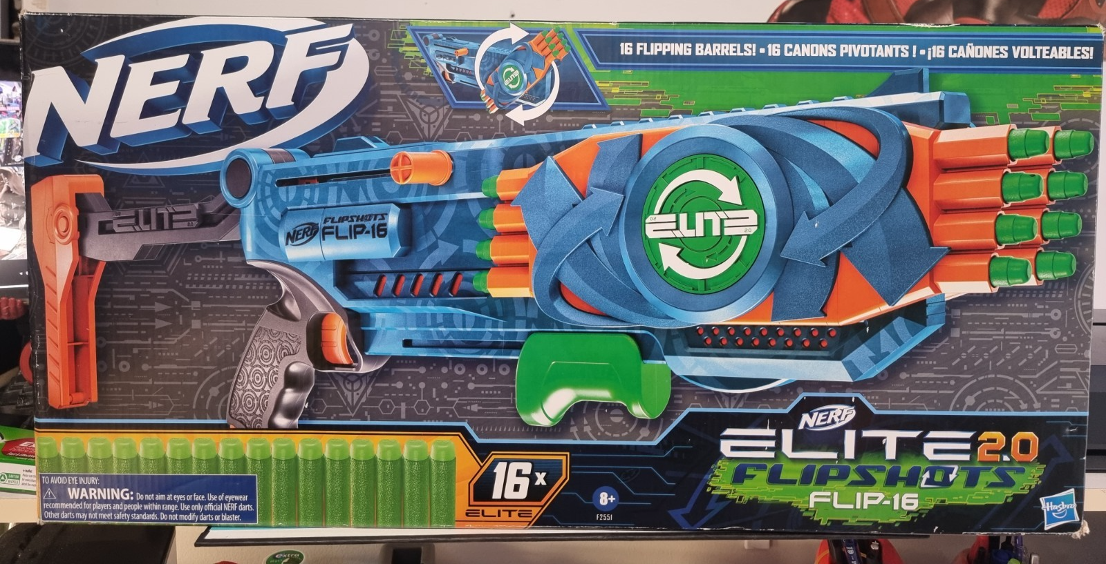 NERF Elite 2.0 Flipshots Flip-16 Blaster