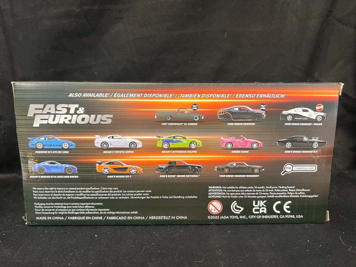 Jada Toys Fast & Furious 1:32 Die-Cast Car BRIANS GREEN ECLIPSE 1st Edition 1998