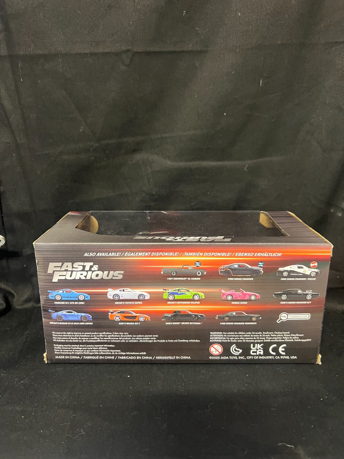 Fast & Furious 1:24 Orange JLS Mazda RX-7 - Die Cast - Jada