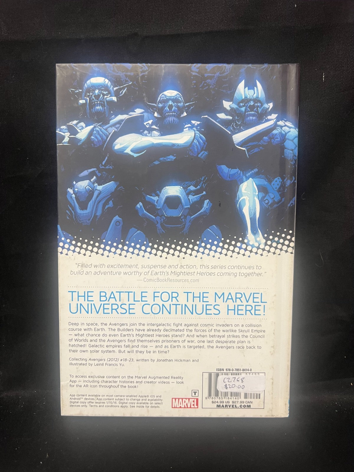 AVENGERS volume 4 Infinity (2014) Marvel Comics hardcover