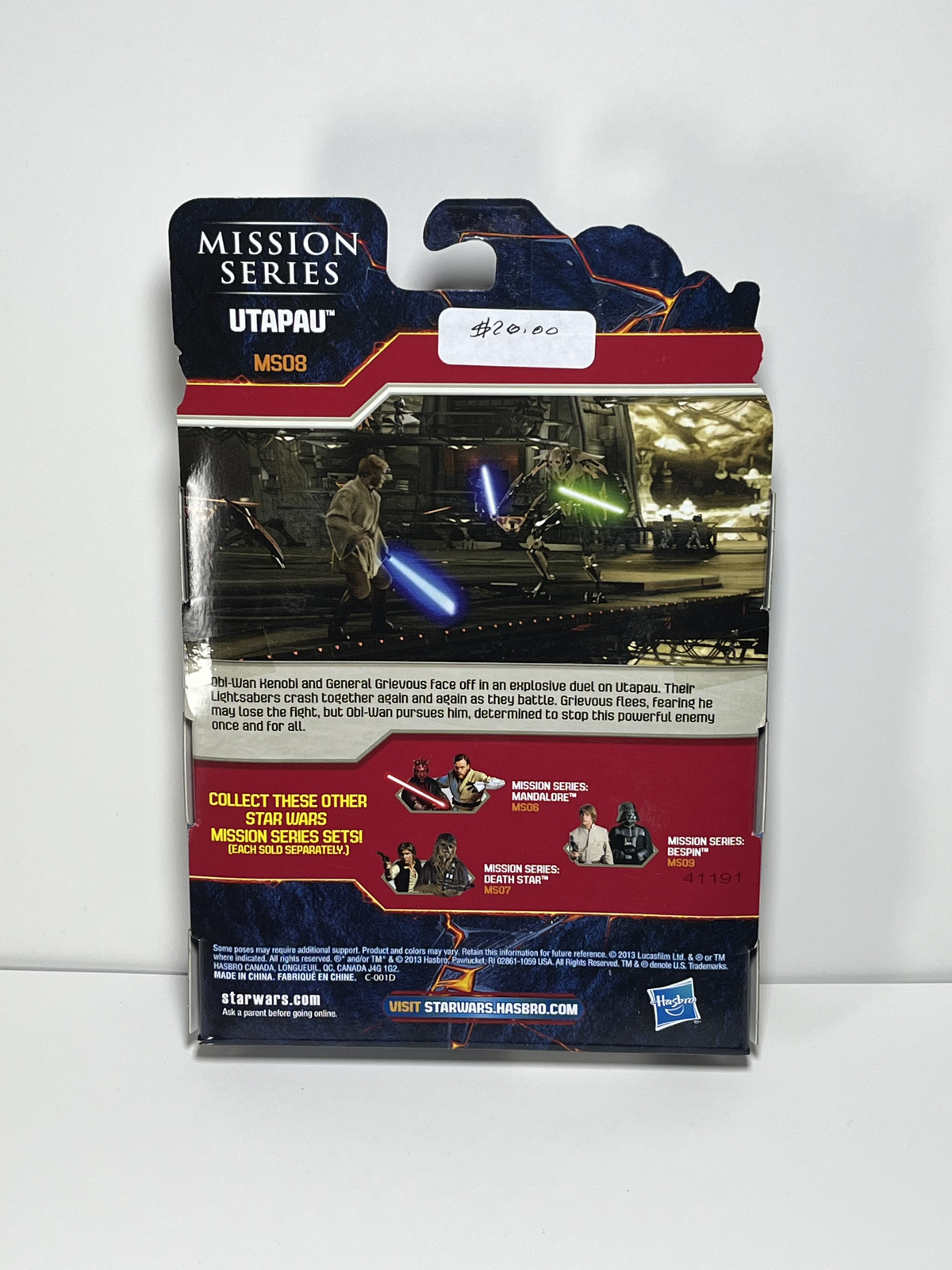 Obi-Wan Kenobi & General Grievous Star Wars Mission Series Utapau 3.75 2 Pack