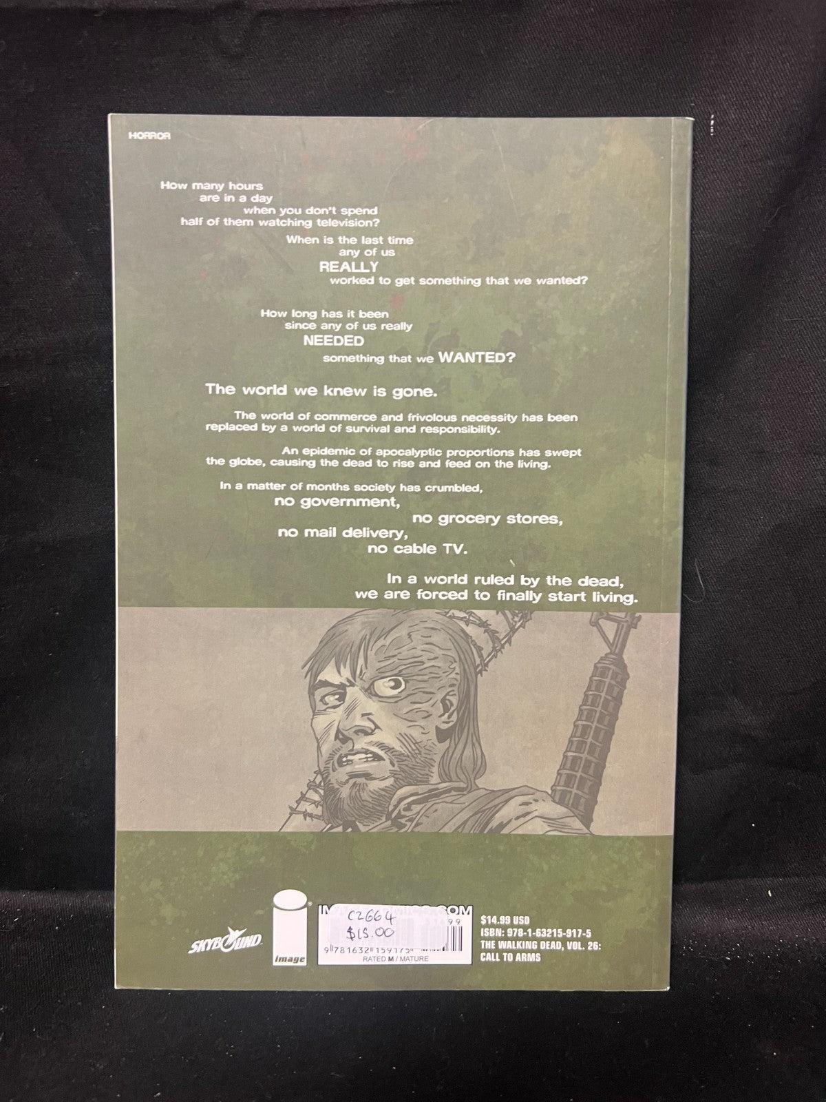 Walking Dead Comic Book Volume 26 Call to Arms Trade Paperback Graphic Novel