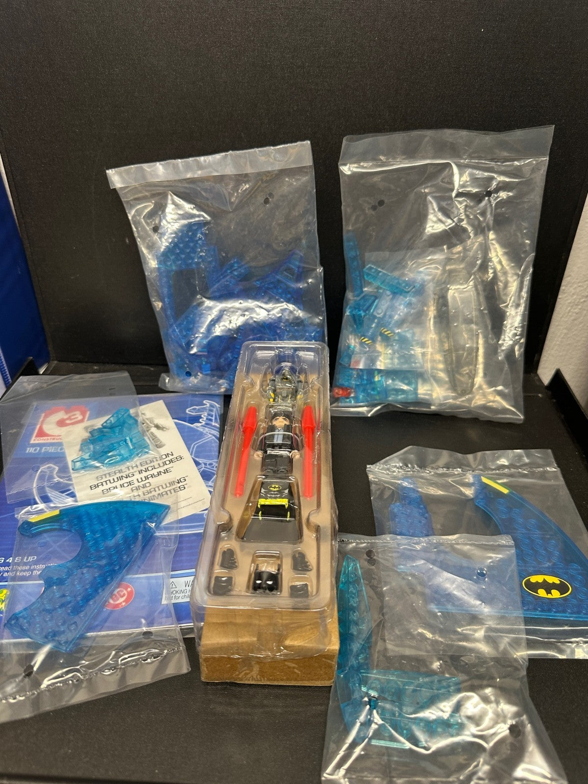 Batman Stealth Edition Batwing Bat  Art Asylum C3 C 3 DC Mini Mates Minimates