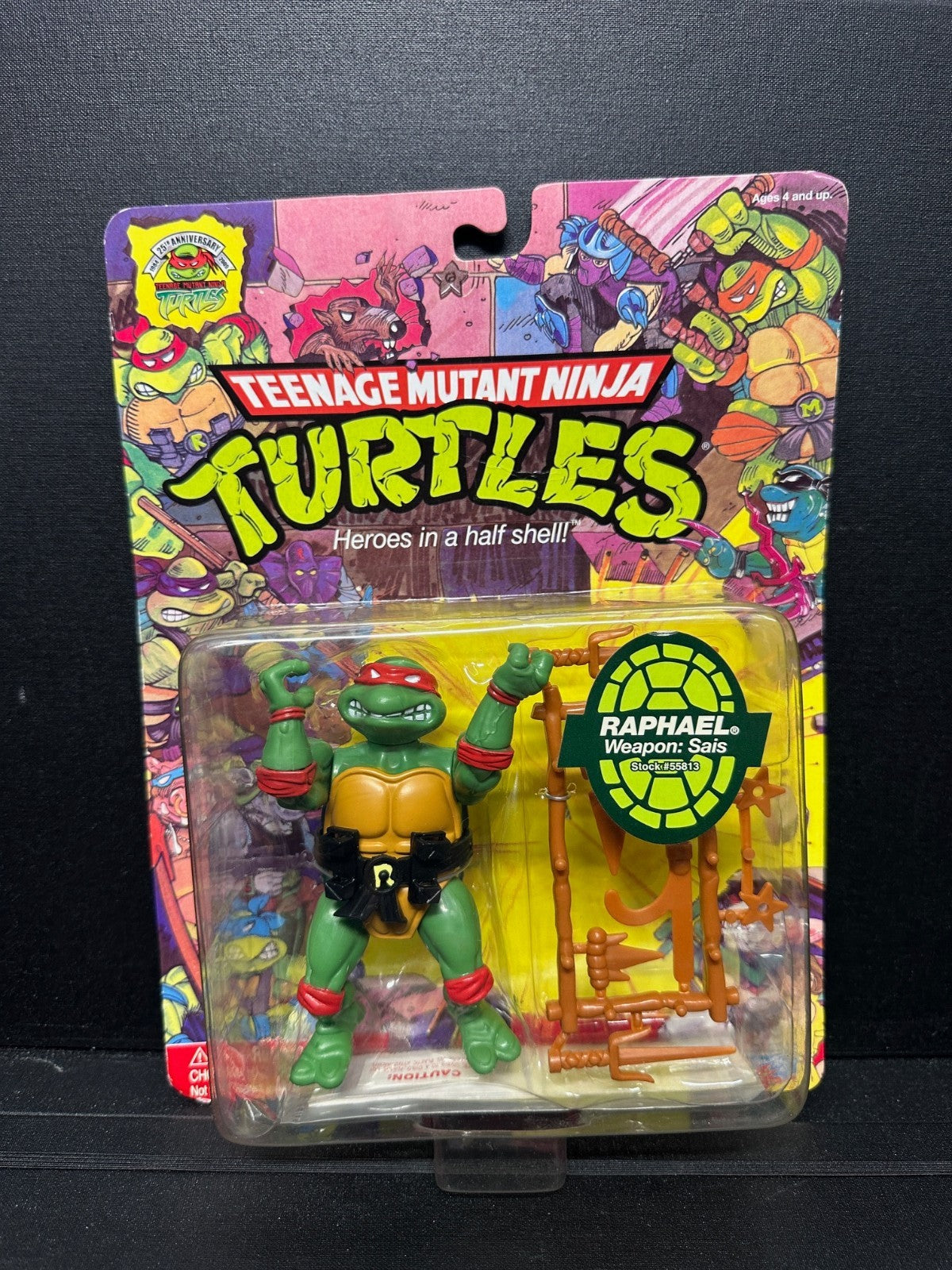 Playmates  Teenage Mutant Ninja Turtles RAPHEAL 25th Anniversary Figure