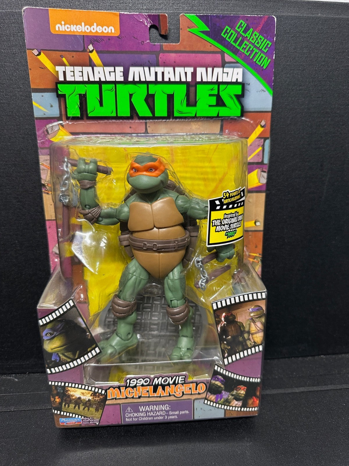 Teenage Mutant Ninja Turtles Michelangelo Classic Collection 1990 Movie