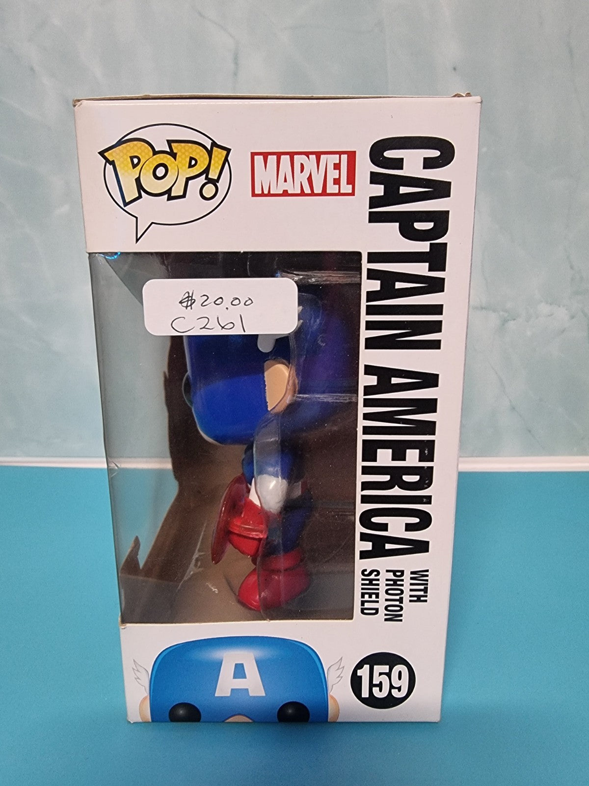 Funko Pop #159 Marvel CAPTAIN AMERICA With Photon Shield