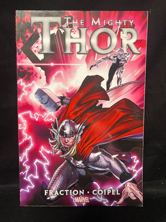 MARVEL THE MIGHTY THOR 1 FRACTION COIPEL TPB AVENGERS GALACTUS SILVER SURFER NEW