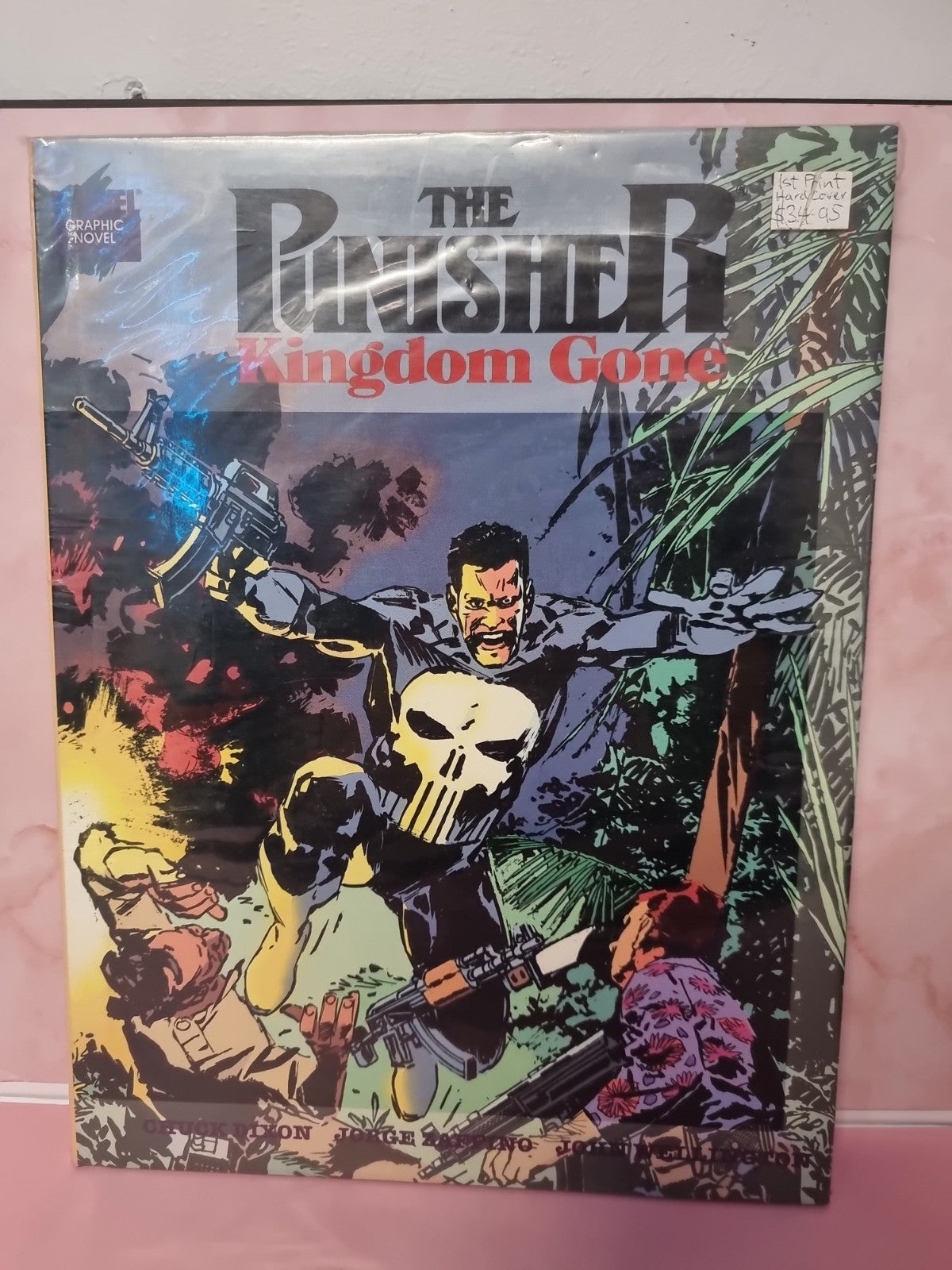 Punisher Kingdom Gone Hardcover   Marvel Graphic Novel  (B1) 1990
