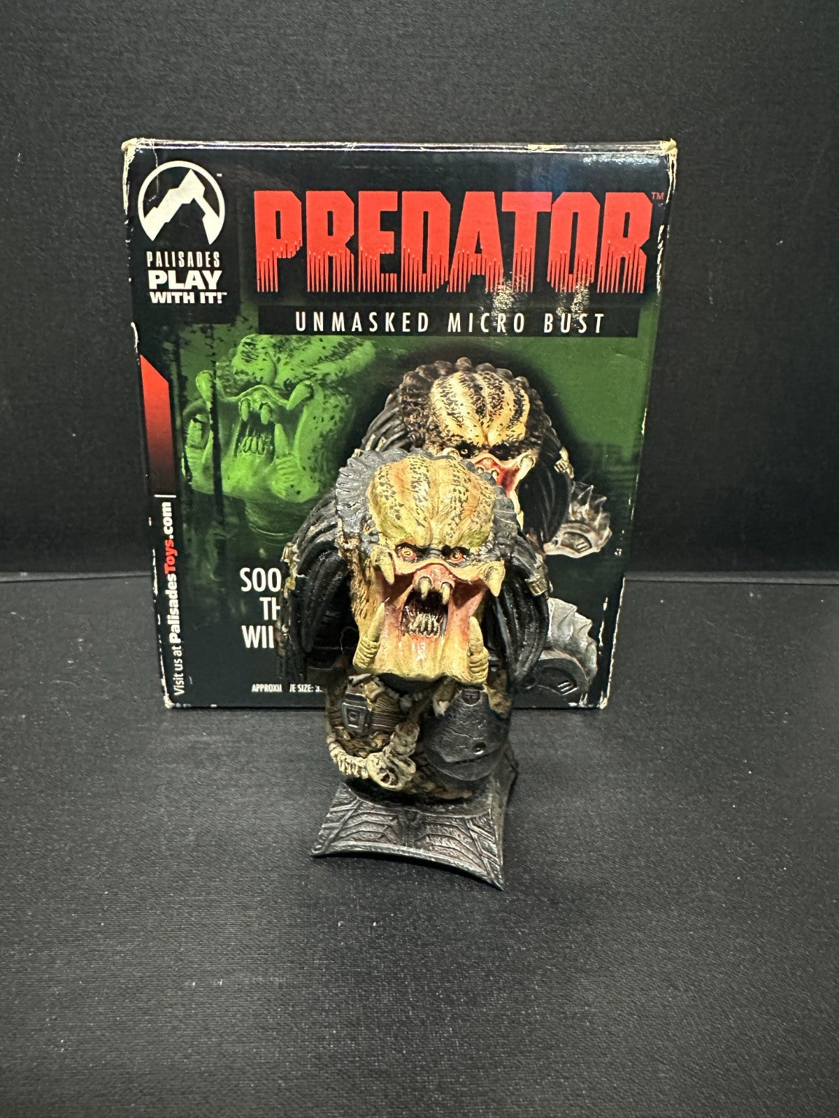 PREDATOR UNMASKED MICRO BUST STATUE 3.5" LIMITED EDITION PALISADES