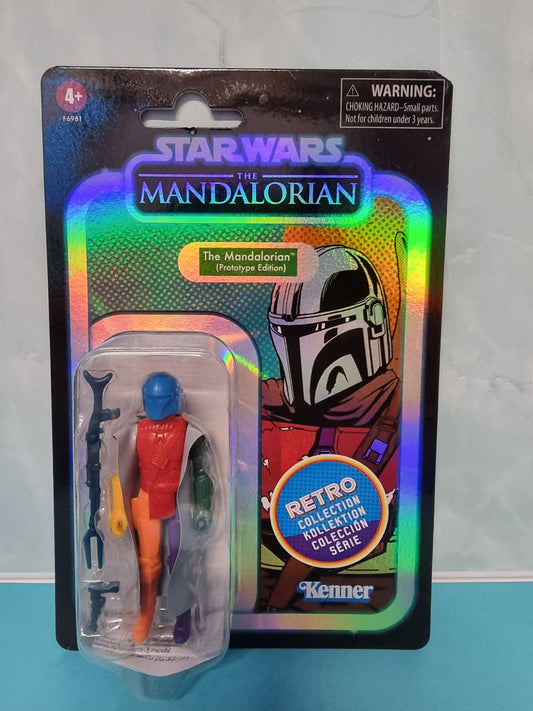 Star Wars Vintage Collection Mandalorian Retro Prototype Edition Kenner (Red)
