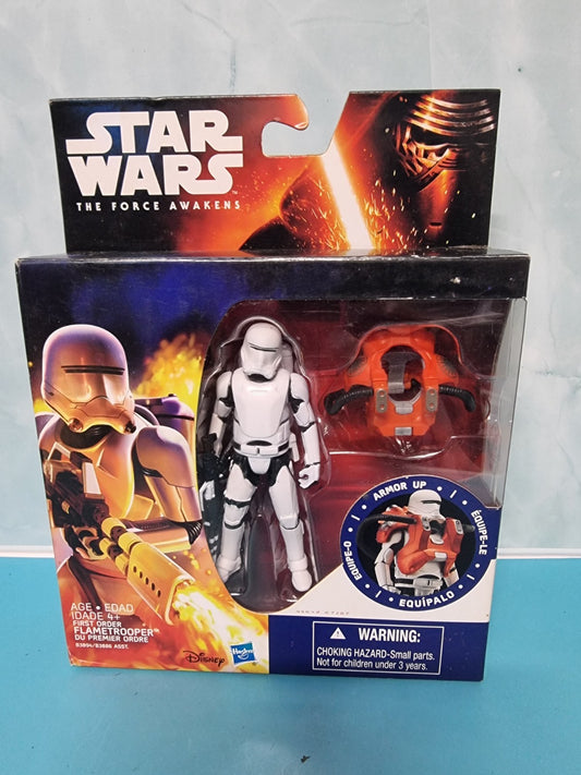 STAR WARS THE FORCE AWAKENS FIRST ORDER FLAMETROOPER ARMOR UP FIGURE