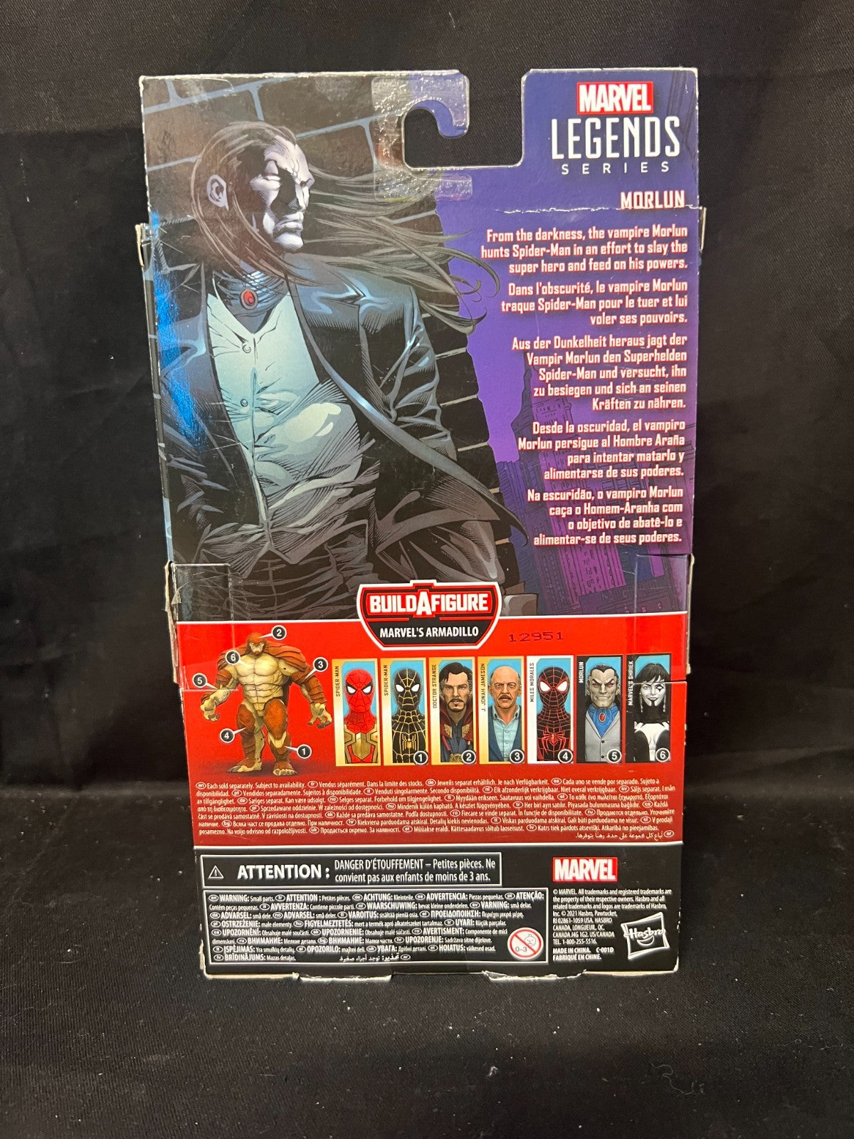 Morlun Spider-Man Marvel Legends Series Build A Figure Brand New Toy