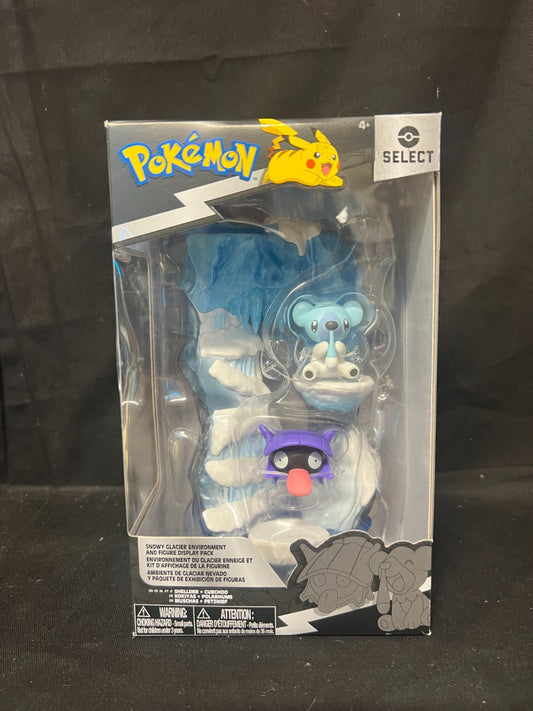 Pokemon Select Environment Pack Series 5 Shellder Cubchoo Snowy Glacier New.NIB