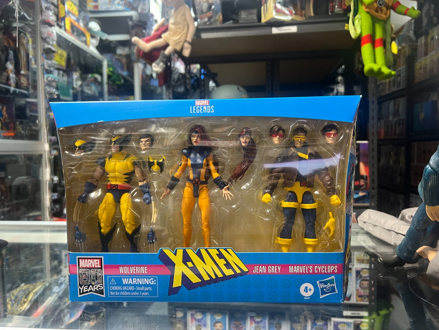 Marvel Legends 80th Anniversary X-Men Jean Grey, Cyclops & Wolverine 6in Figures