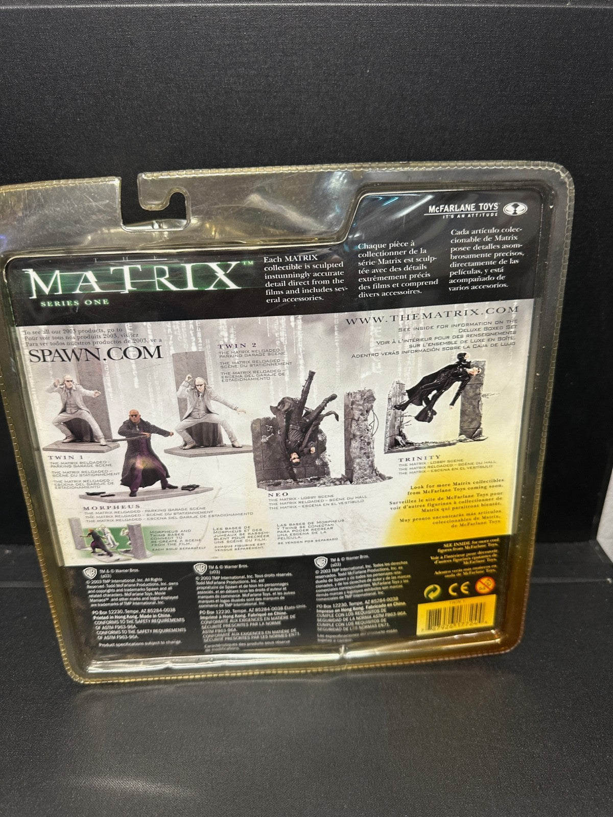 The Matrix McFarlane Toys Series Two Twin 1Action Figure Damaged Package
