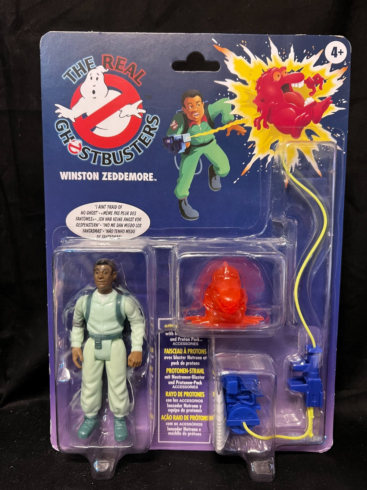 The Real Ghostbusters ('86) - Winston Zeddmore & Scream Roller Kenner 5" Figure