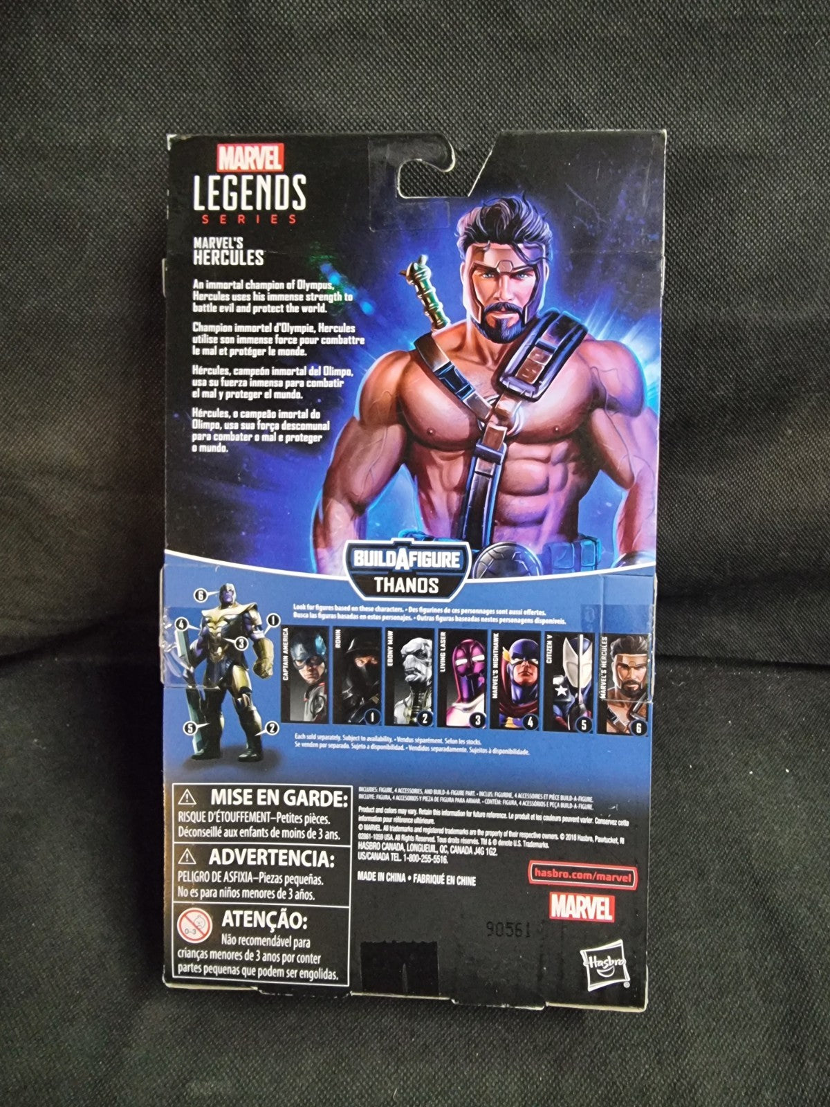 Marvel Legends Series Marvel Hercules Action Figure-BAF Thanos- Hasbro
