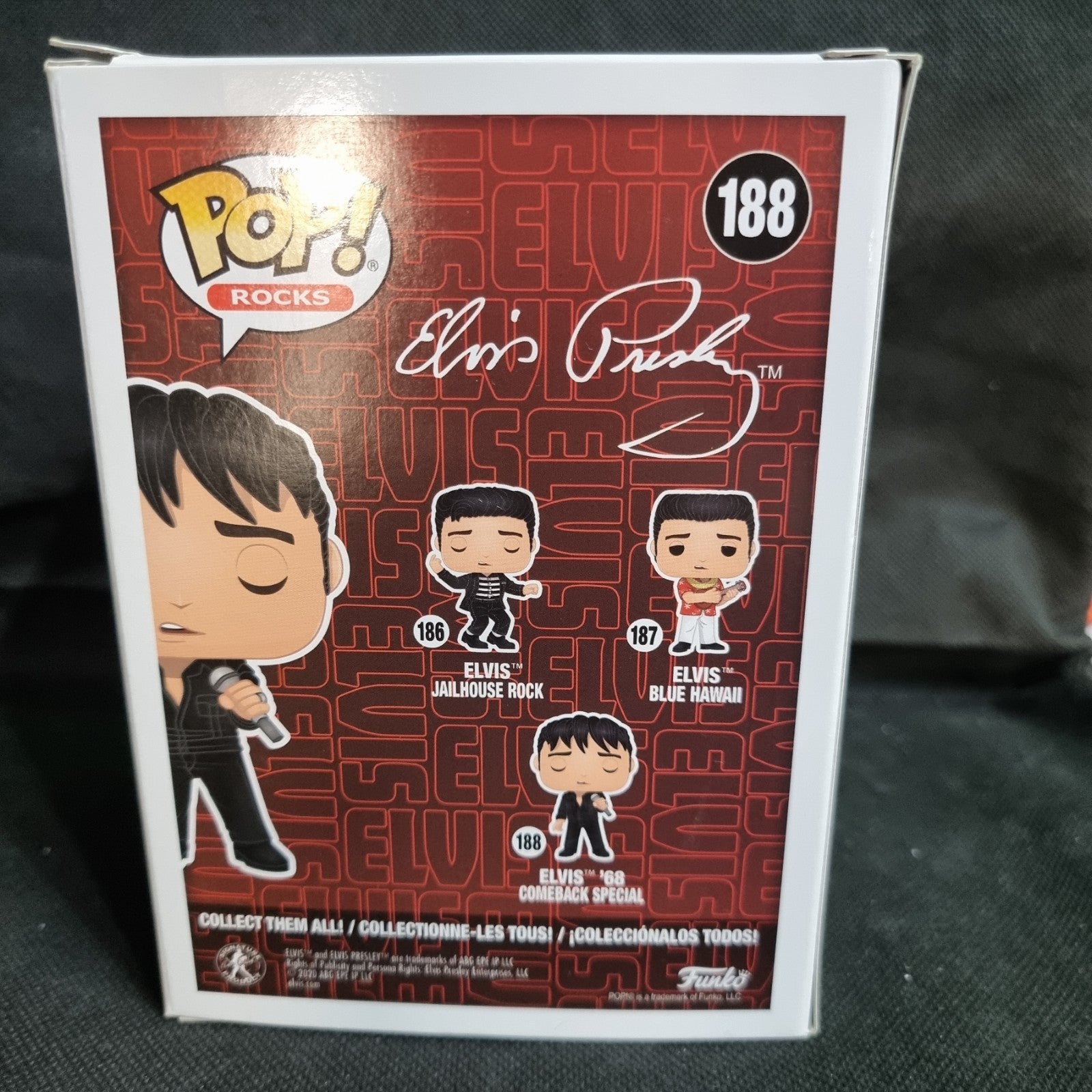 Elvis 68 Comeback Special  Rock Funko Music Rocks Figure