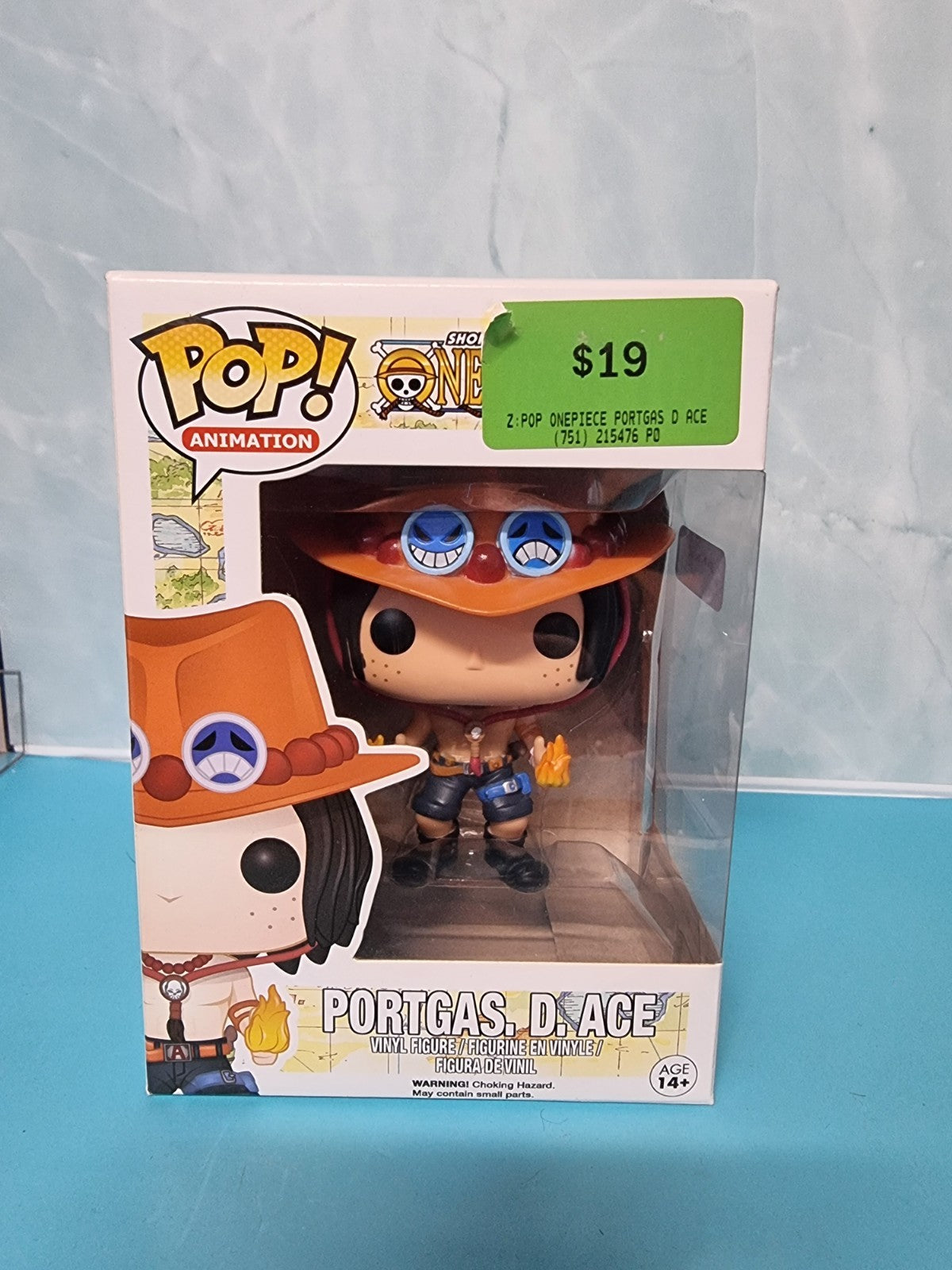 Funko Pop! Animation: Shonen Jump ONE PIECE #100 Portgas D Ace
