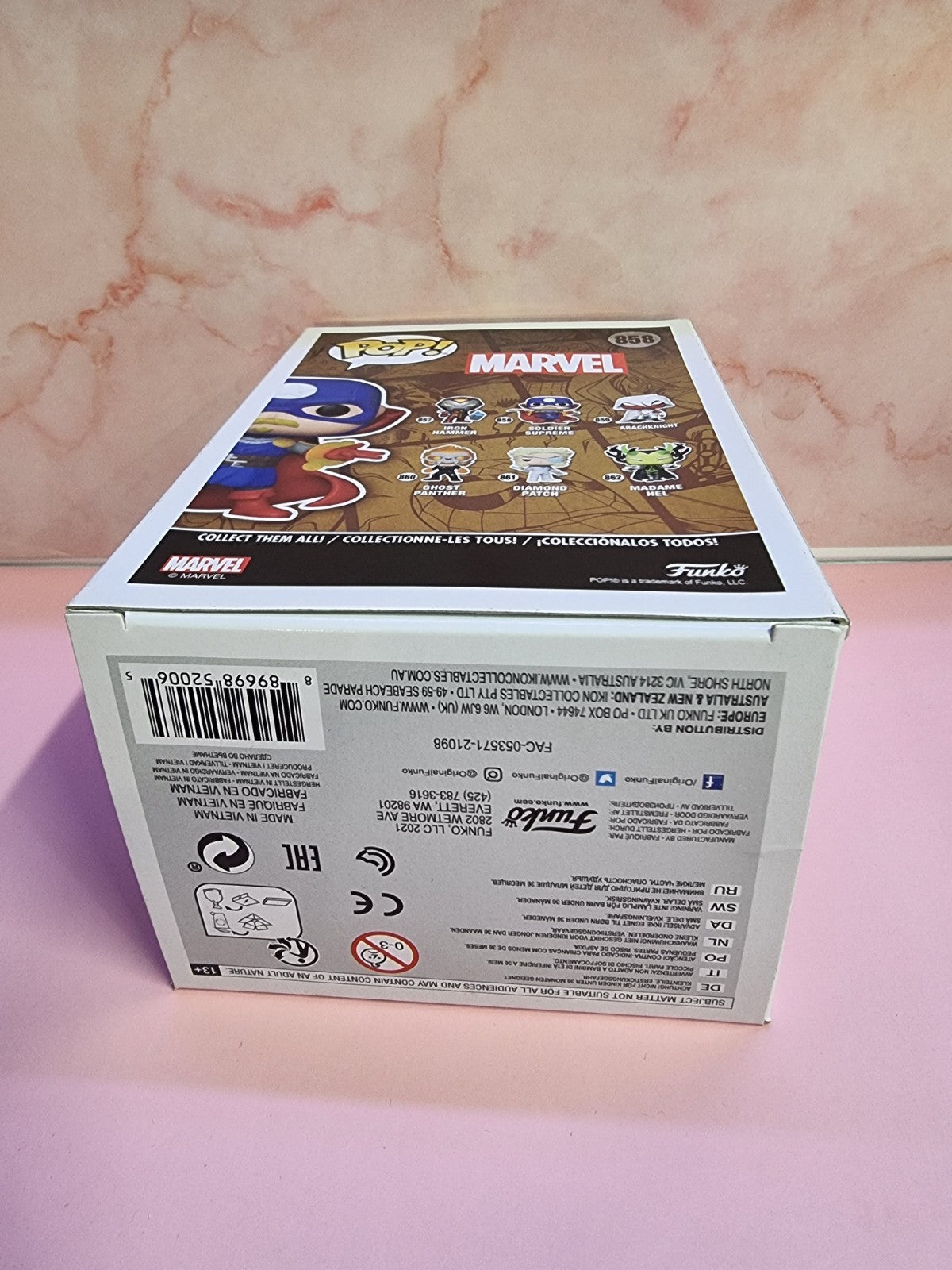 MARVEL INFINITY WARPS SOLDIER SUPREME FUNKO POP VINYL FIGURE #858