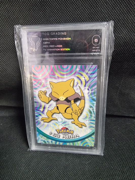 1999 Topps Pokemon TV Animation Abra #63 TCG 6