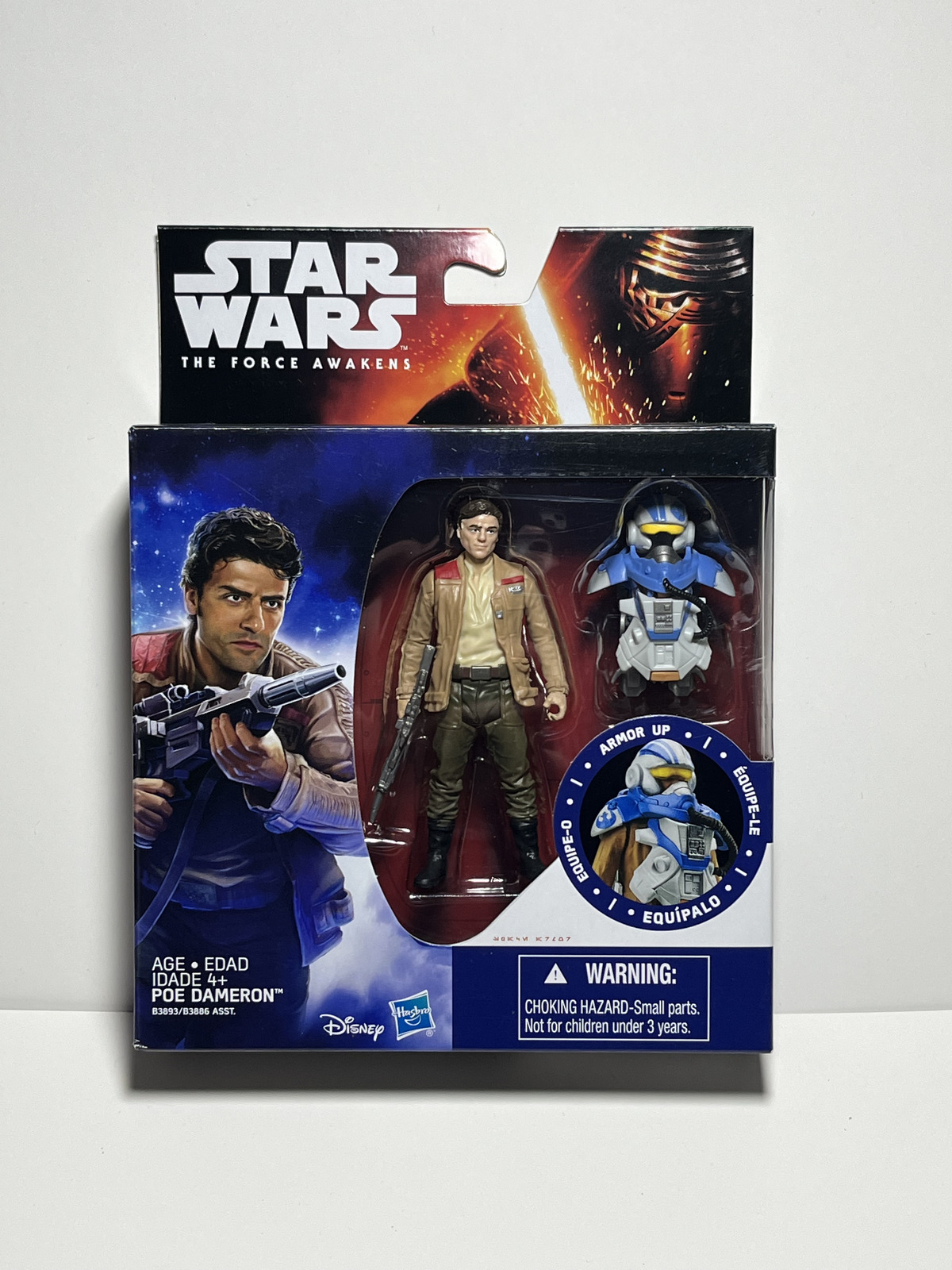 Poe Dameron Armor Up Star Wars The Force Awakens 3.75 Action Figure