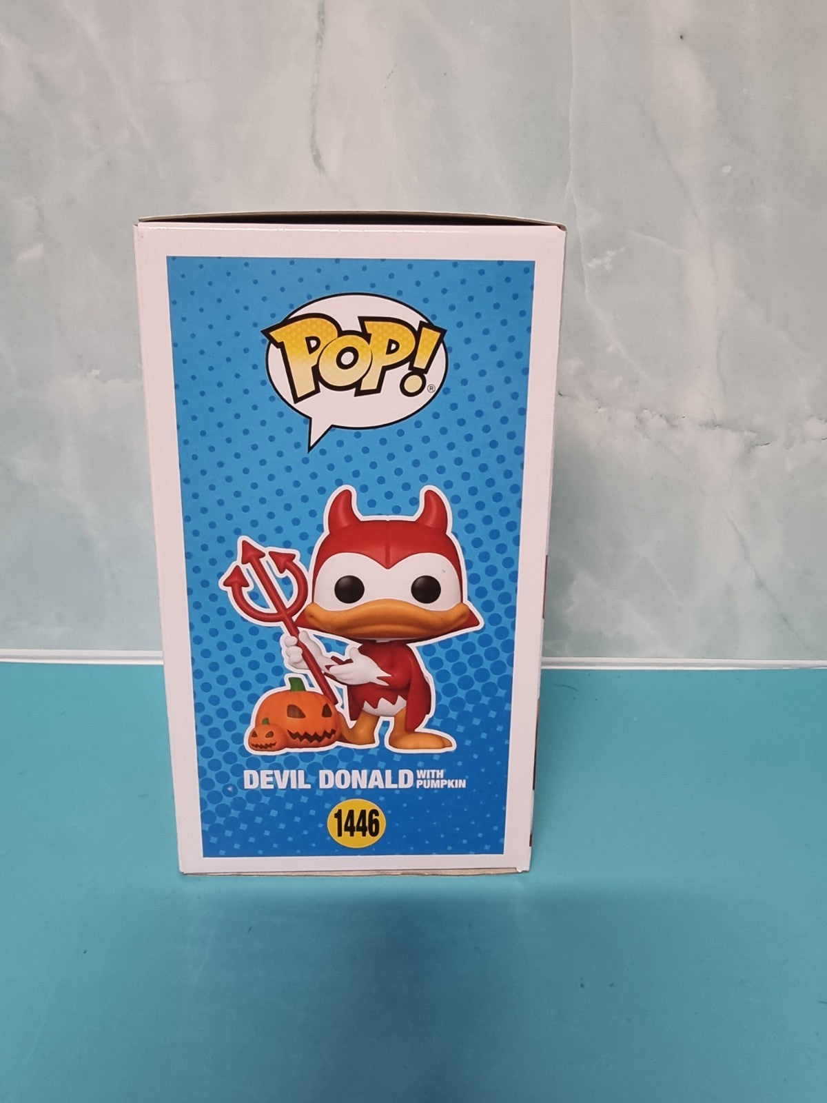 Funko Pop! Disney Mickey & Friends Devil Donald w/ Pumpkin #1446 w/ Protector