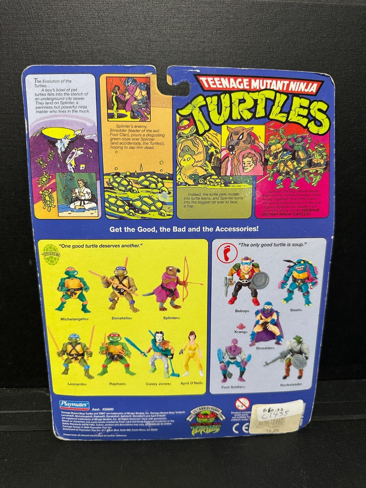 Playmates  Teenage Mutant Ninja Turtles Leonardo 25th Anniversary Figure