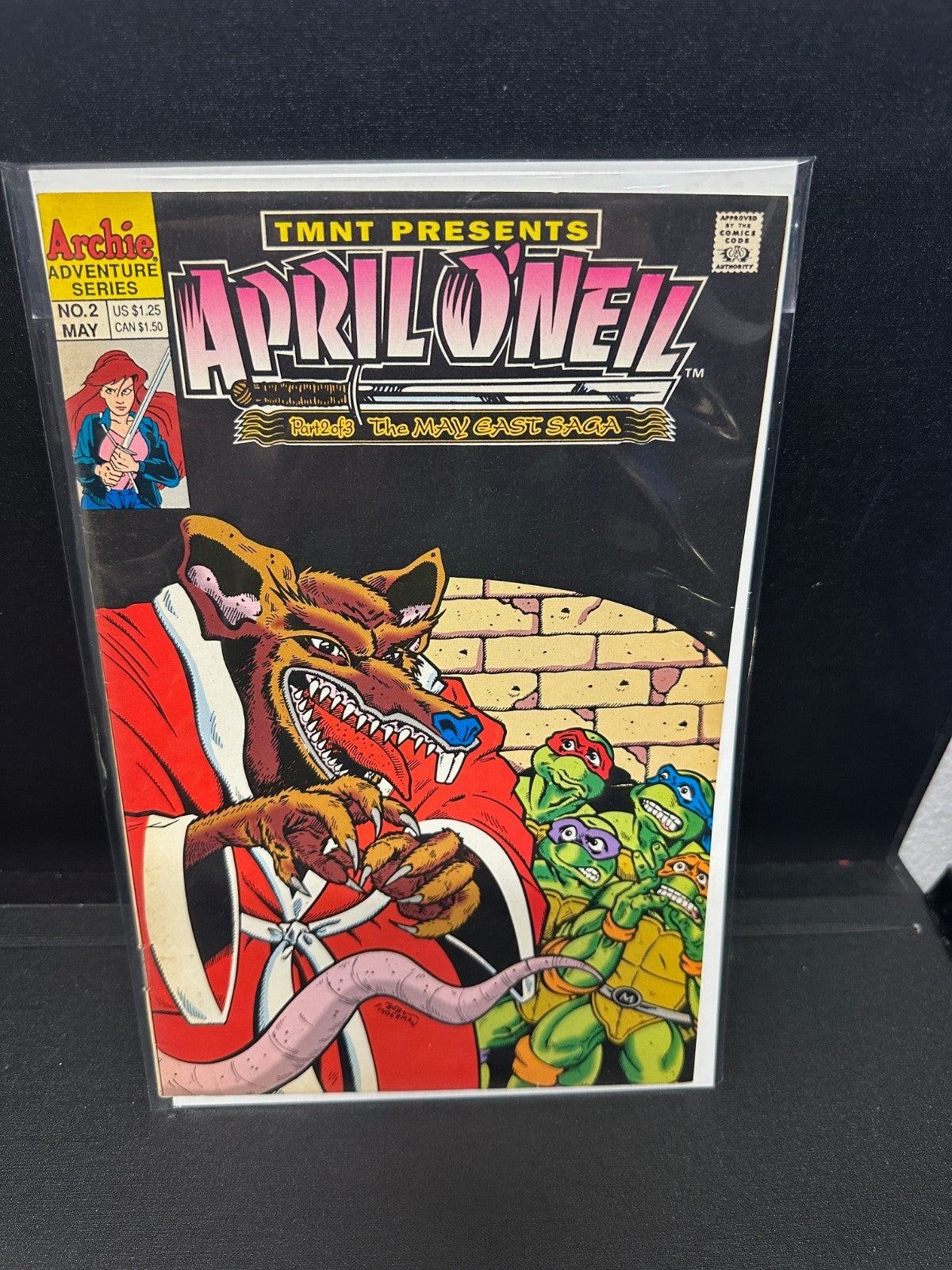 TMNT Presents: April O'Neil #2 May East Saga Archie Comics 1993