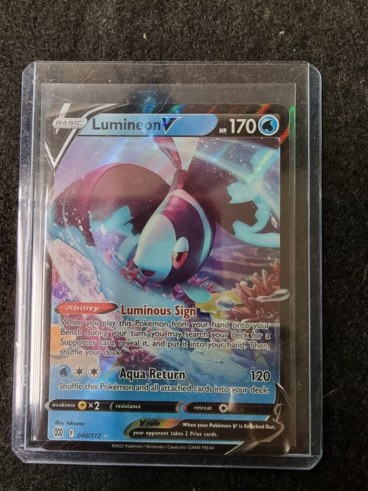 040/172 Lumineon V Pokemon Prize Pack Play League Series 