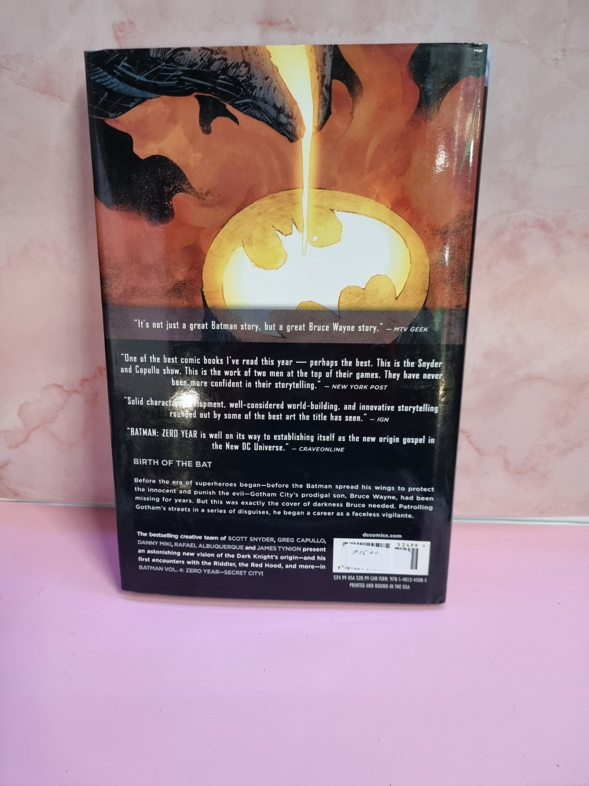 BATMAN Volume 4: ZERO CITY-SECRET CITY Snyder, Capullo, Miki Hardcover