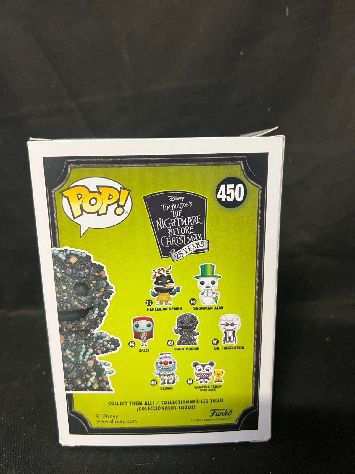 The Nightmare Before Christmas - Oogie Boogie with Bugs Pop! Vinyl Figure #450