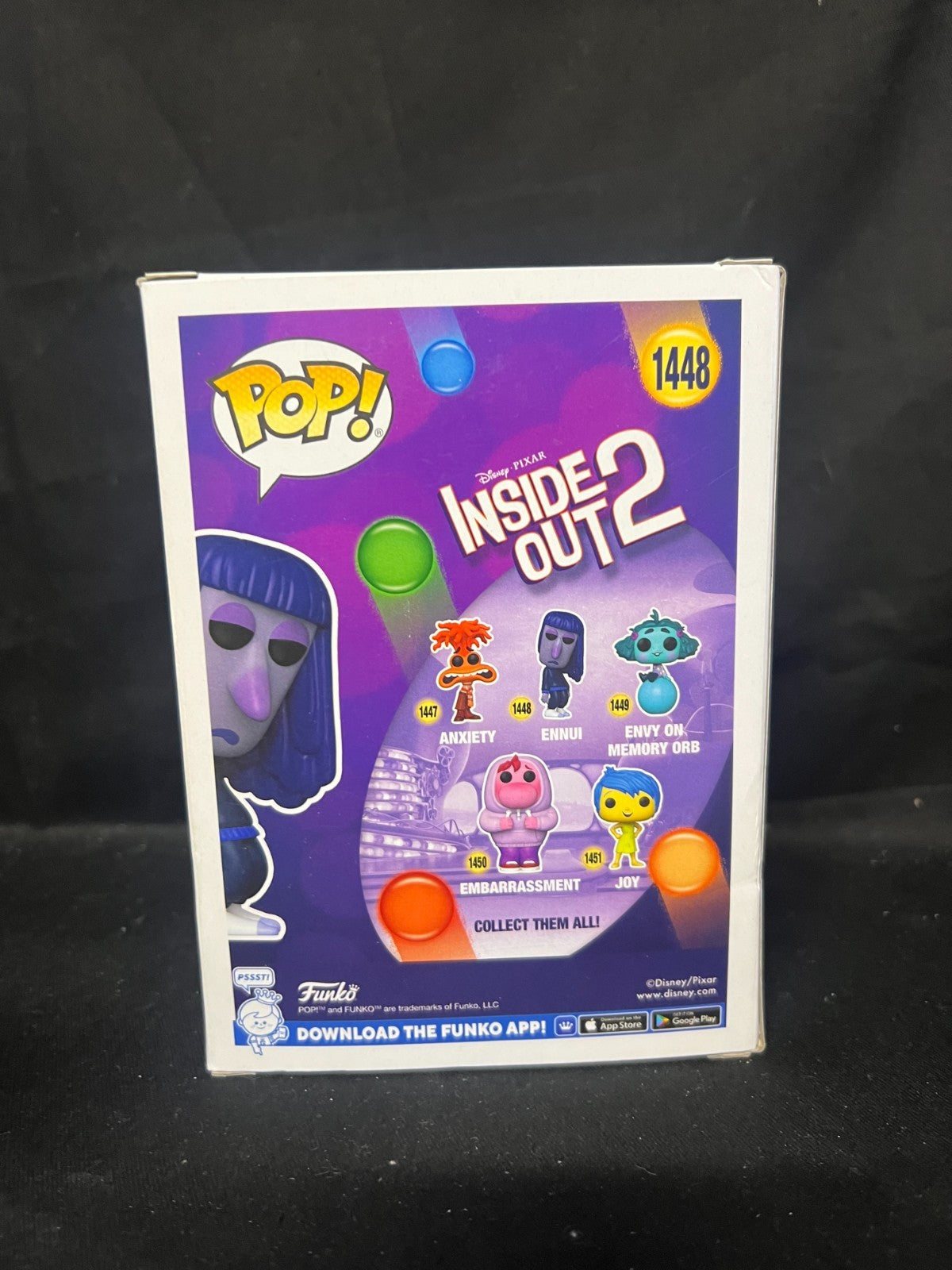 Funko Pop! Vinyl: Pixar Inside Out 2 Ennui #1448