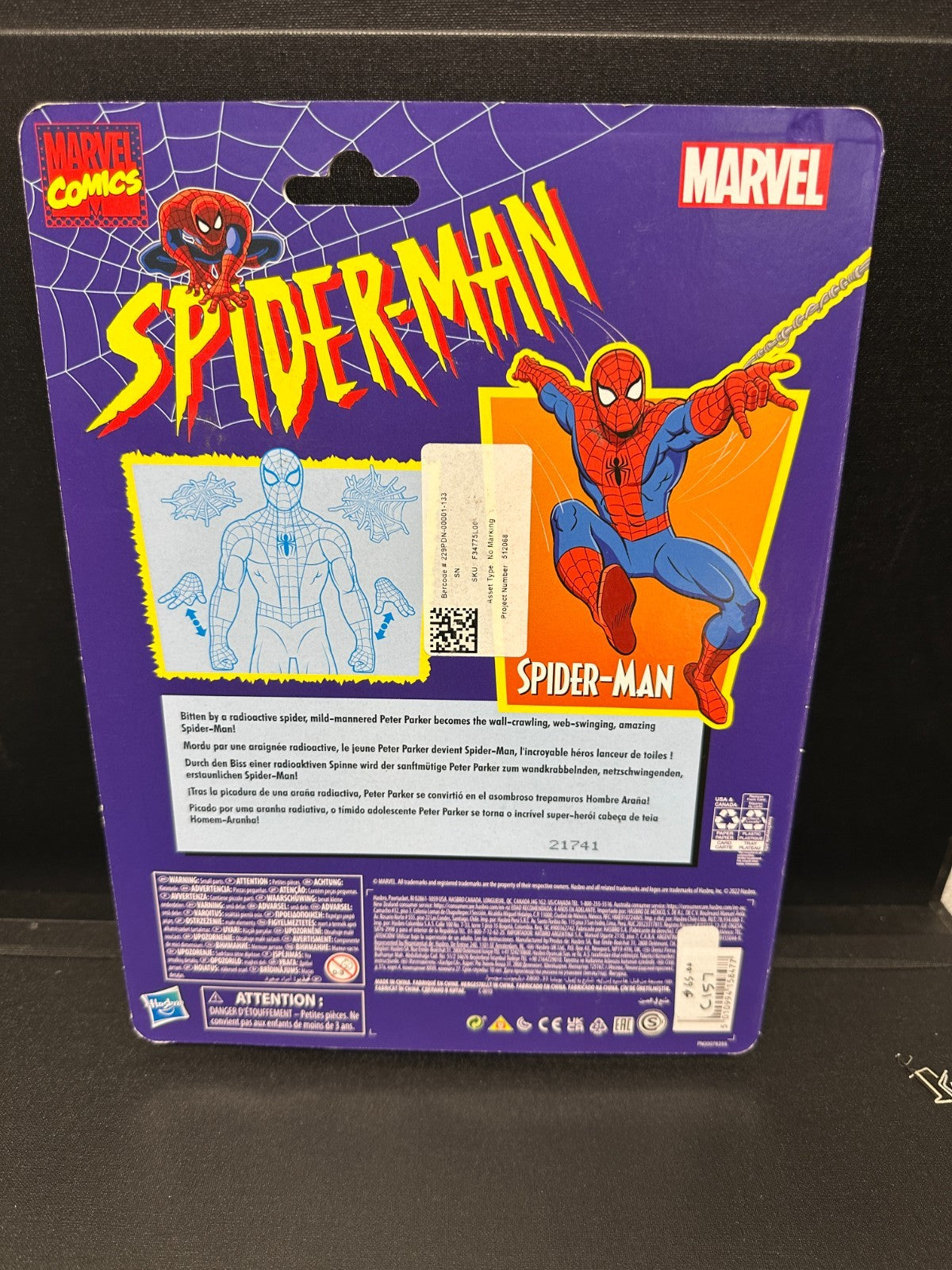 Marvel Legends Retro Spider-Man - 6" Inch Action Figure