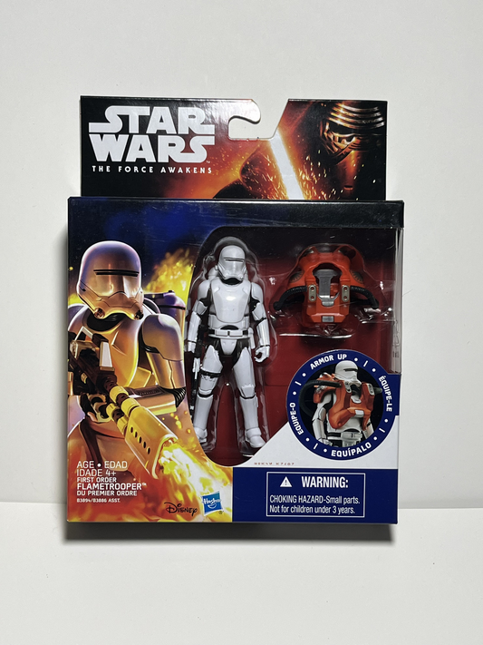 Flametrooper First Order Armor Up Star Wars The Force Awakens 3.75 Action Figure