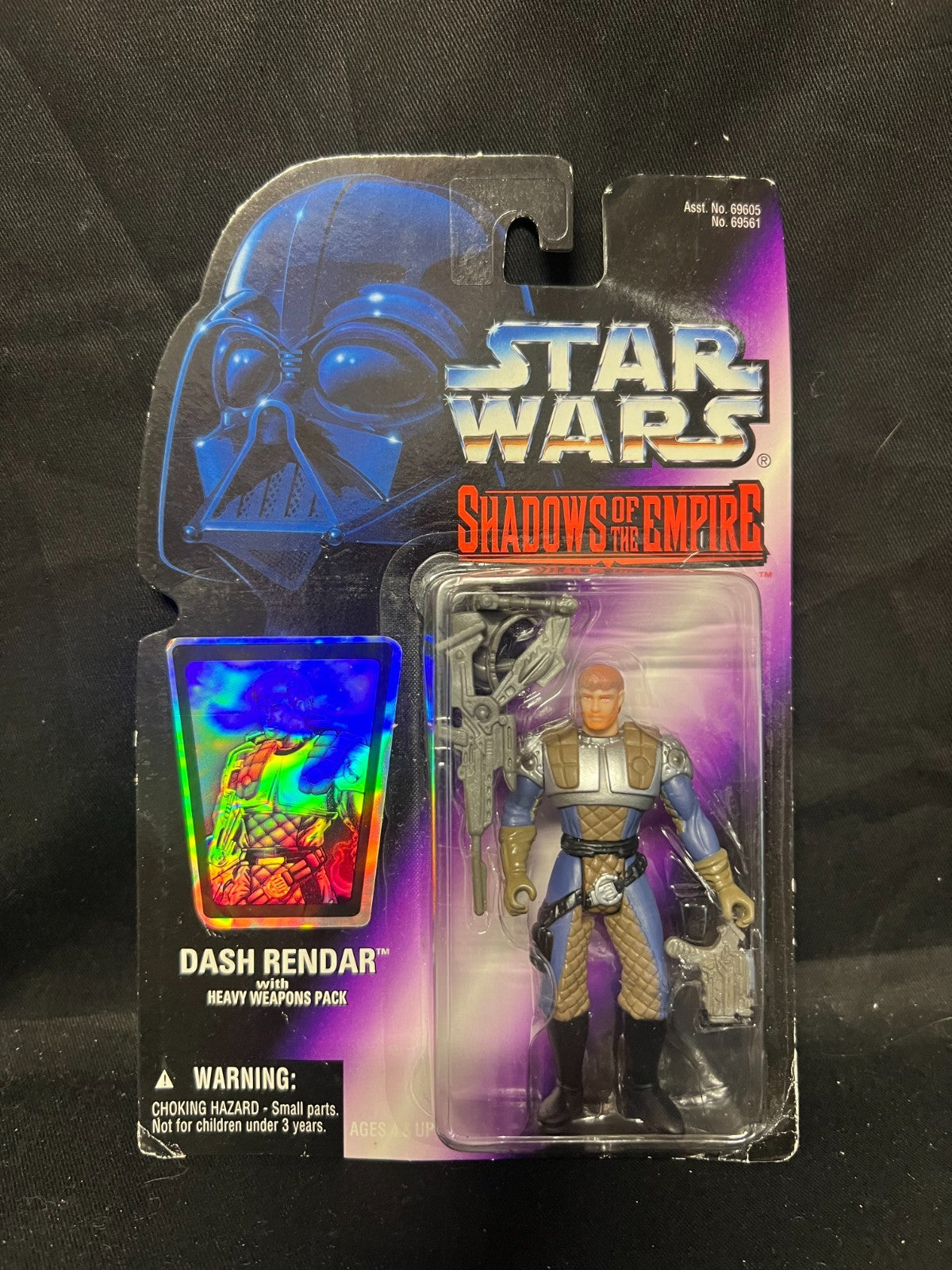 Star Wars Dash Rendar with Heavy Weapons Pack, Shadows of the Empire Purple Card