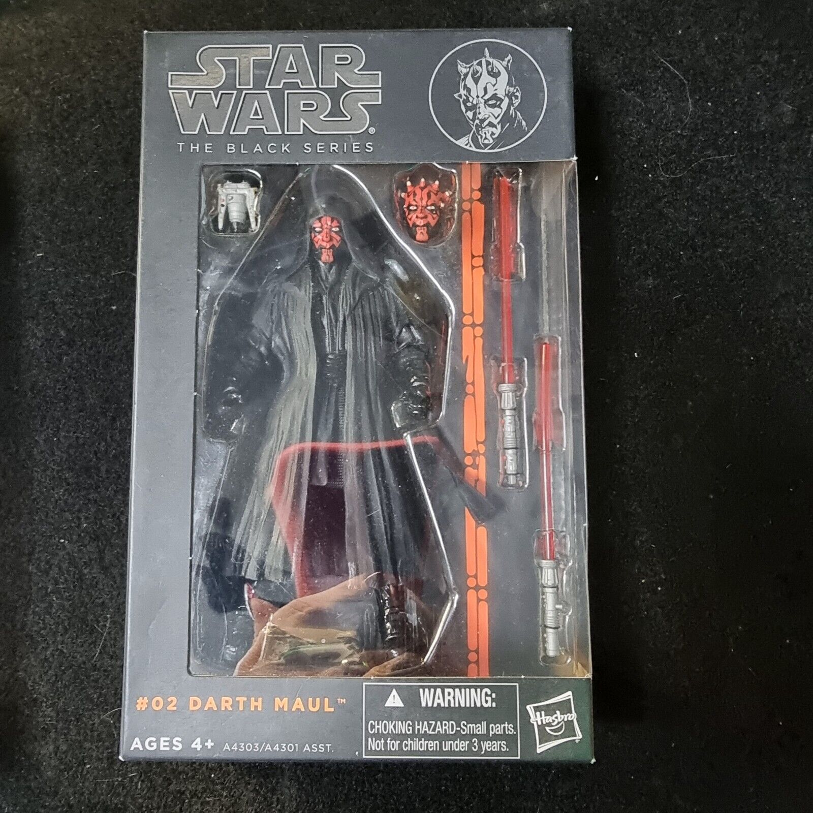 Star Wars the Black Series 6" Inch Darth Maul #02 Action Figure Orange Line