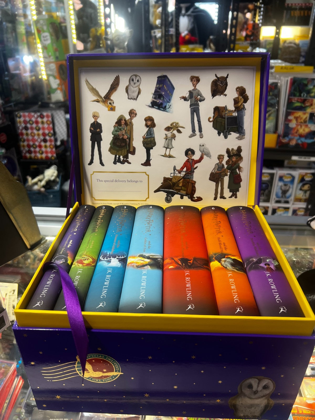 Harry Potter Owl Post Box Set (Childrens Hardback - The Complete Collection)