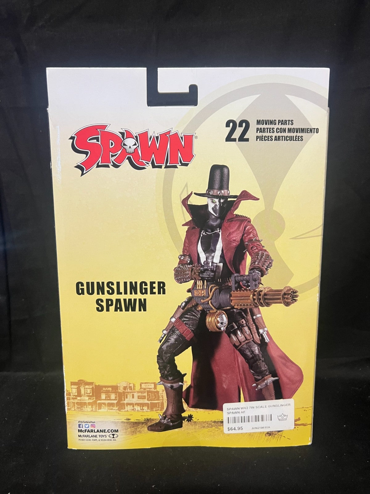 McFarlane Toys - Spawn Gunslinger 7-in Action Figure From Comic Book