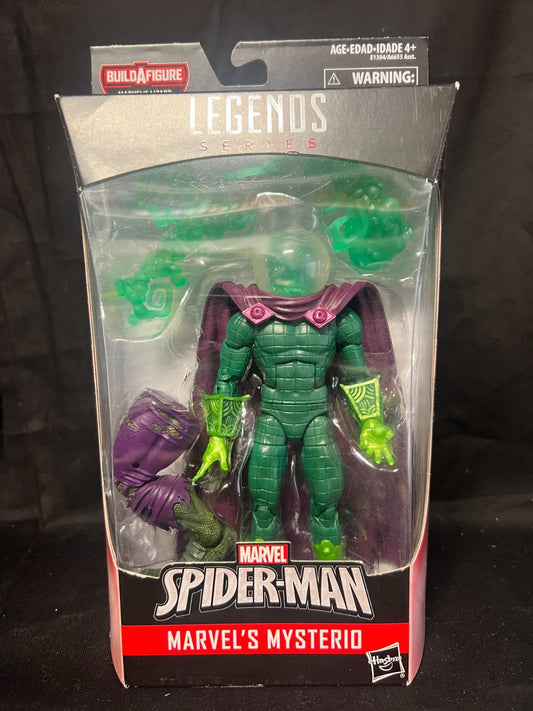 Marvel Legends Lizard Wave Mysterio Green Head Rare Variant