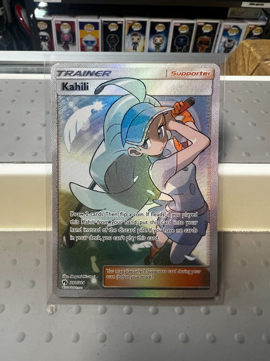 Kahili 210/214 - S&M Lost Thunder Pokemon TCG Ultra Rare 2018 Holo - M/LP Card