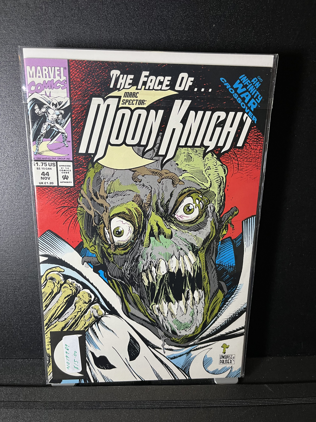 MARC SPECTOR: MOON KNIGHT #44 Infinite War Crossover Marvel Comics 1992
