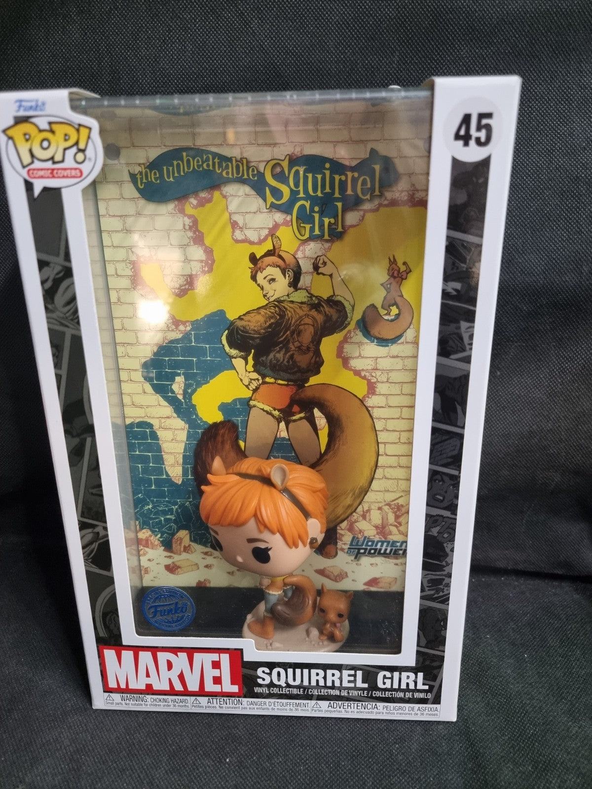 Funko Pop! Comic Cover Marvel Squirrel Girl Vinyl Figure Collectible # 45