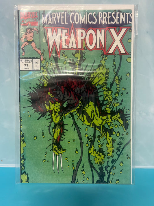 Marvel Comics Presents #73 (1991) Weapon X NM- 9.2