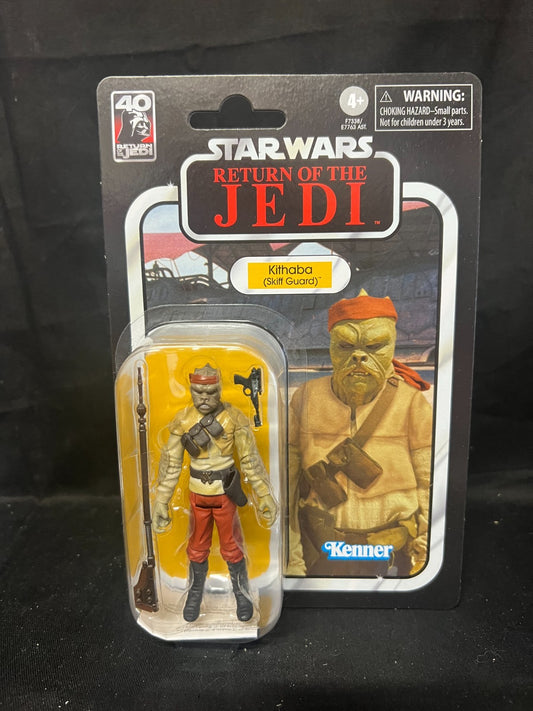 Star Wars Return of the Jedi Kithaba Skiff Guard Blue Bandana Kenner 2010 NRFP