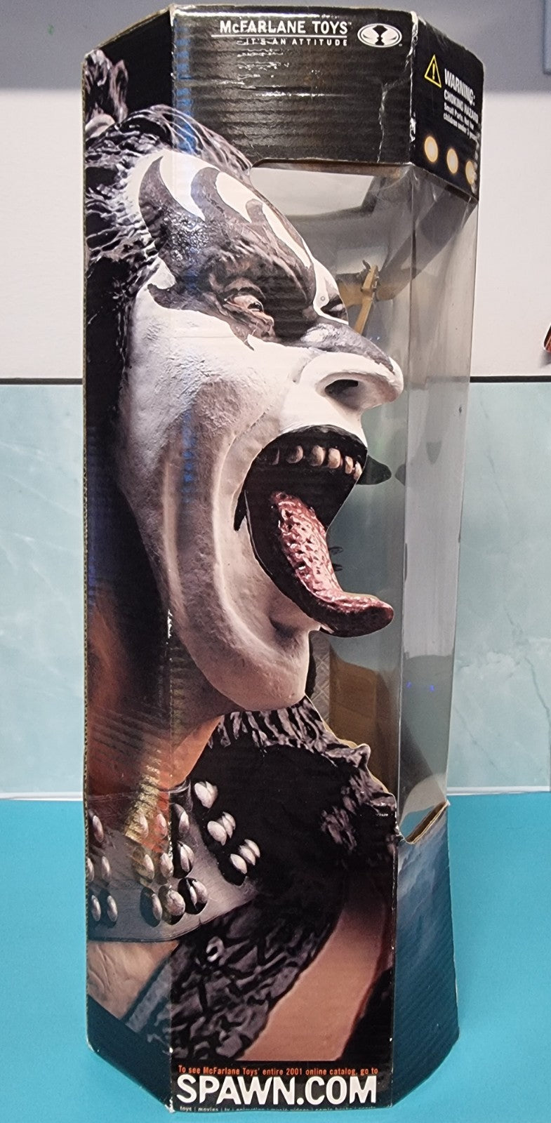 McFarlane Toys KISS GENE SIMONS (KISS ALIVE) 12 inch ( Box has Wear)