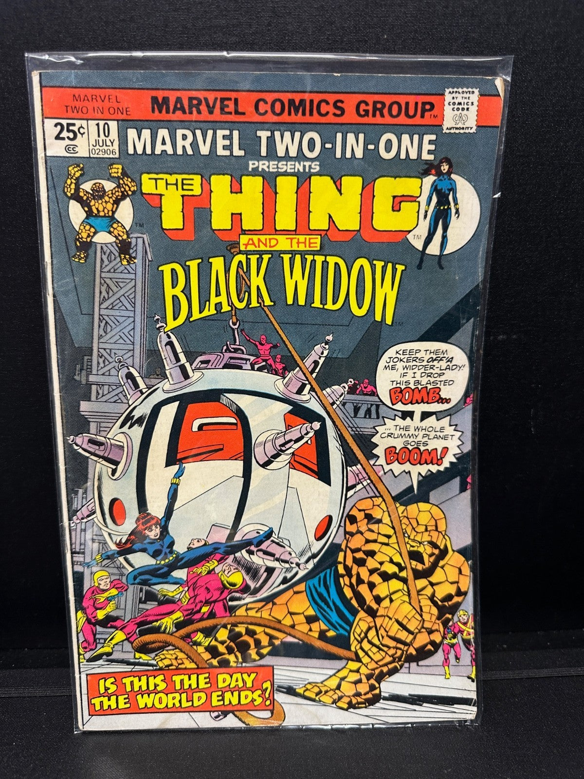 Marvel Comics Two-In-One #10 The Thing and Black Widow - Bronze Age Jul 1975