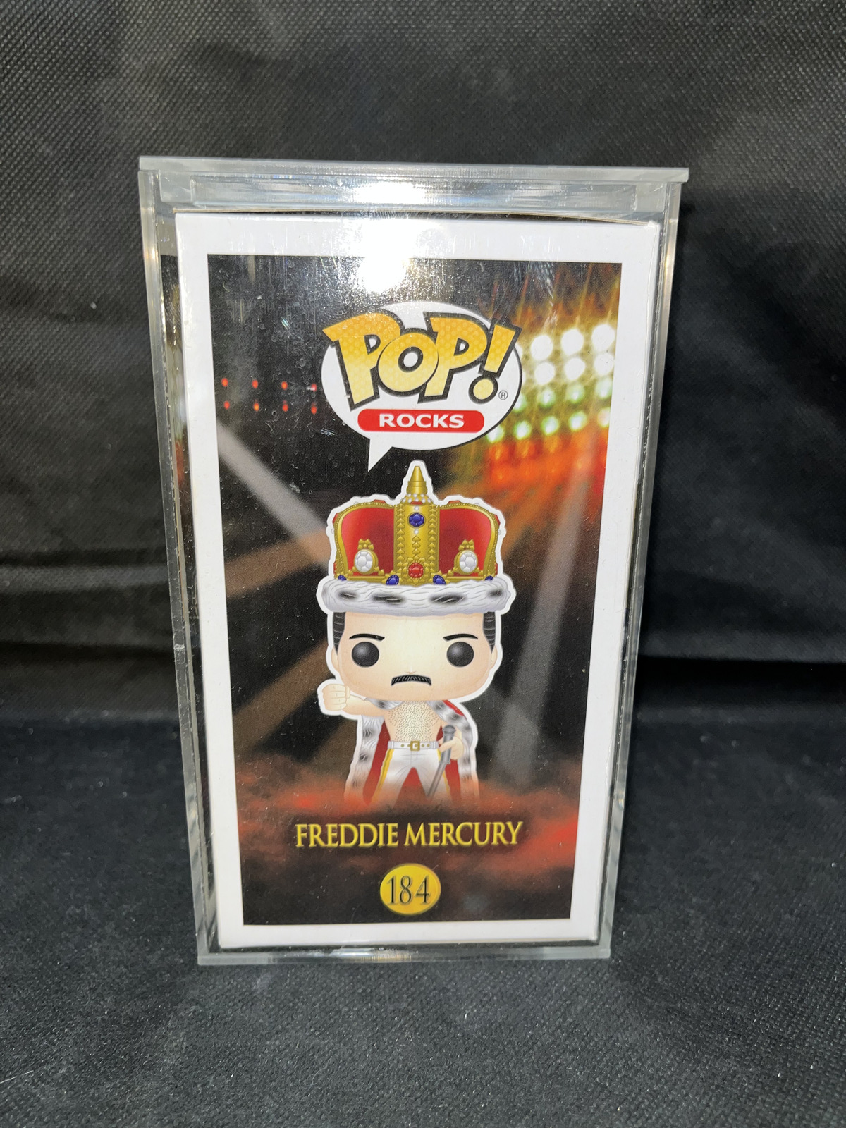 Funko Pop! Rocks - Queen - Freddie Mercury King #184 With Protector