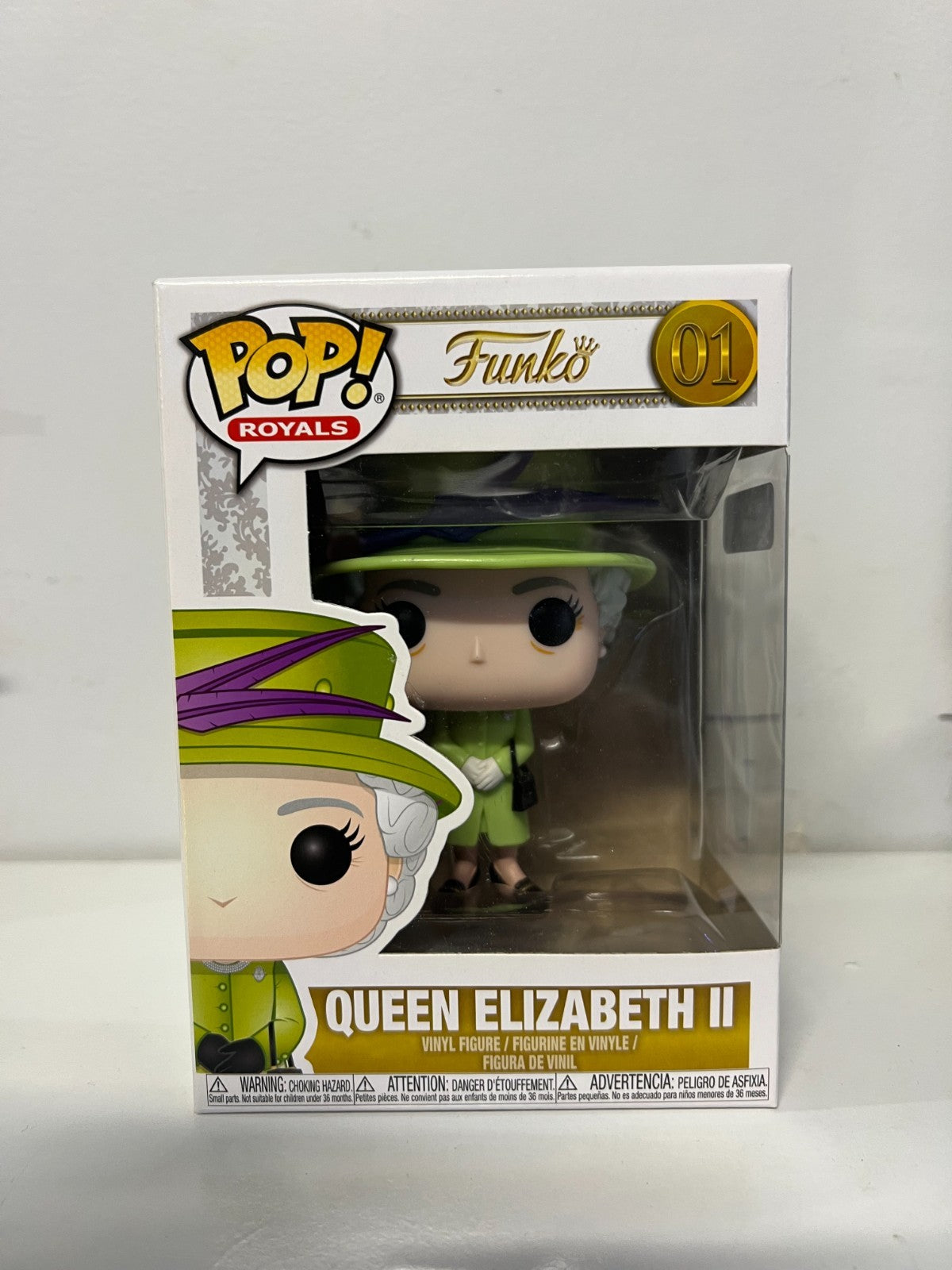 Royal Family - Queen Elizabeth II Green Dress FUNKO Pop Vinyl! 01